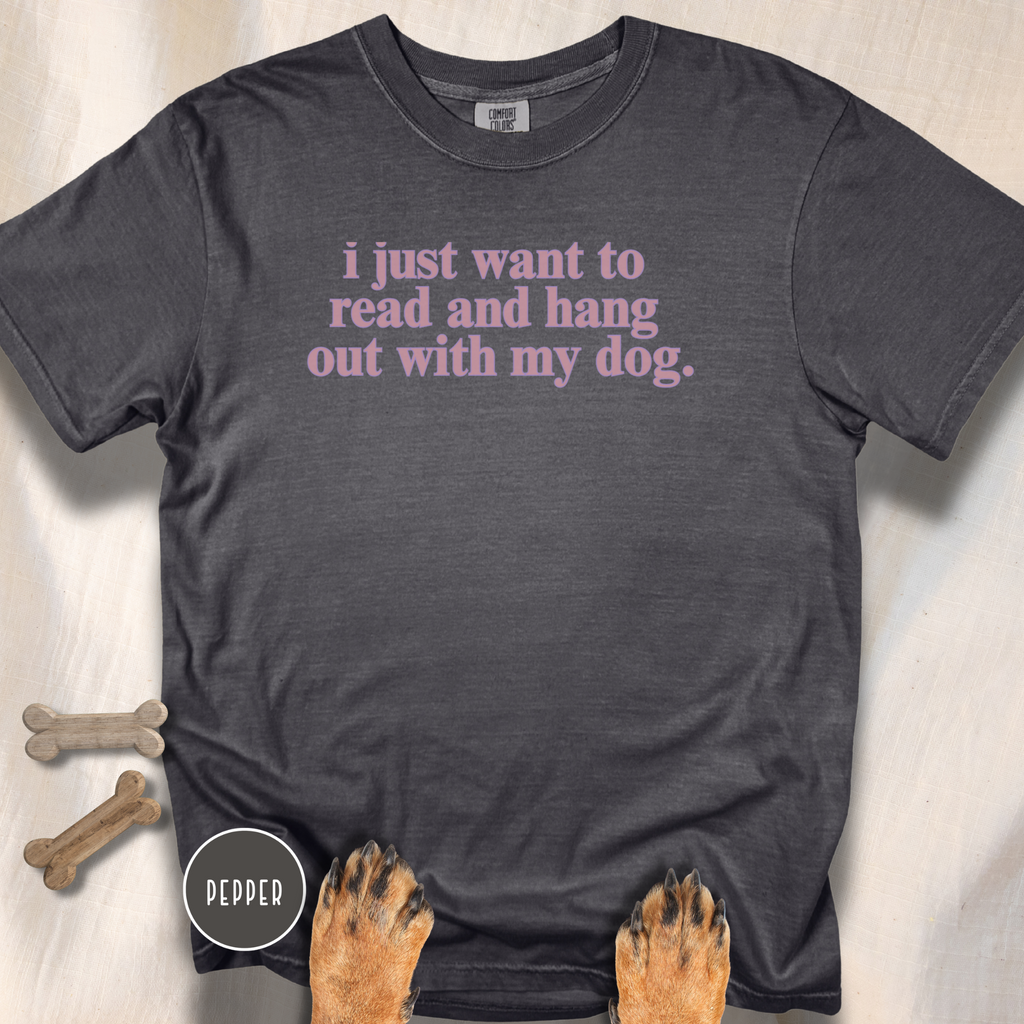 I Just Want to Read and Hang T-shirt