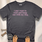 I Just Want to Read and Hang T-shirt