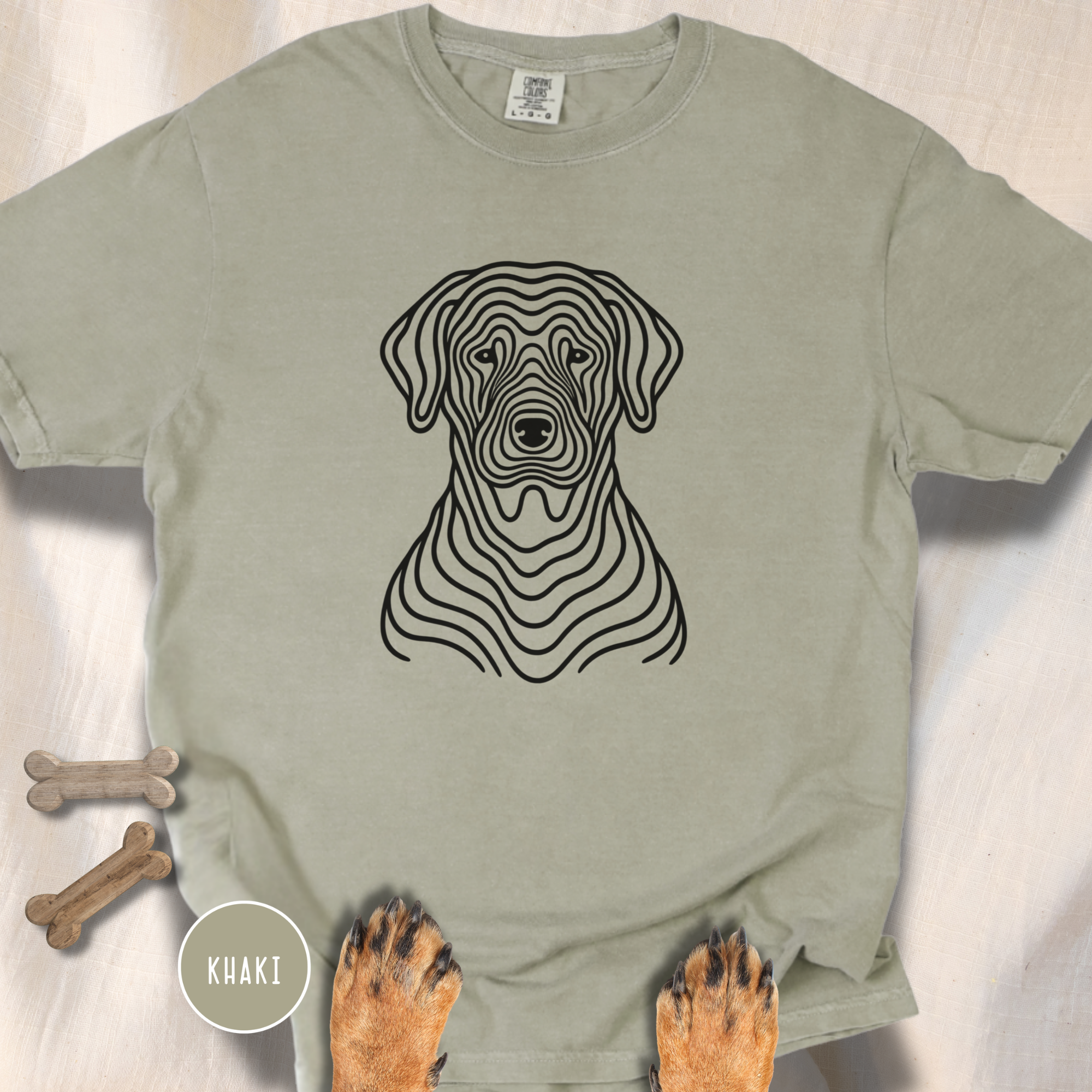 'Sup Pup Optical Art T-shirt