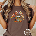 Fall in New England Dog Paw T-shirt