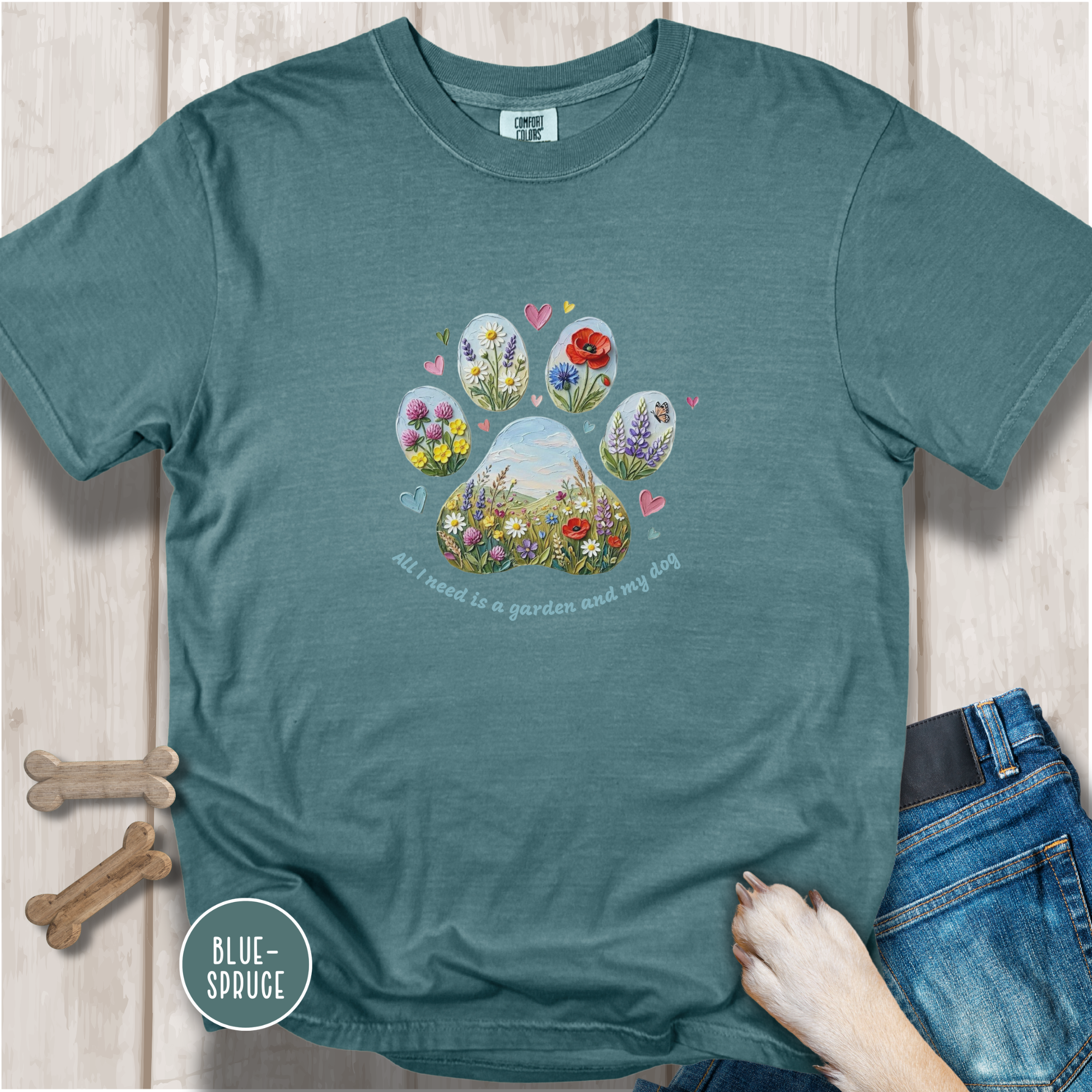 All I Need is a Garden and my Dog T-Shirt