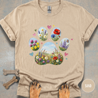 Wildflower Meadow Paw Print T-shirt
