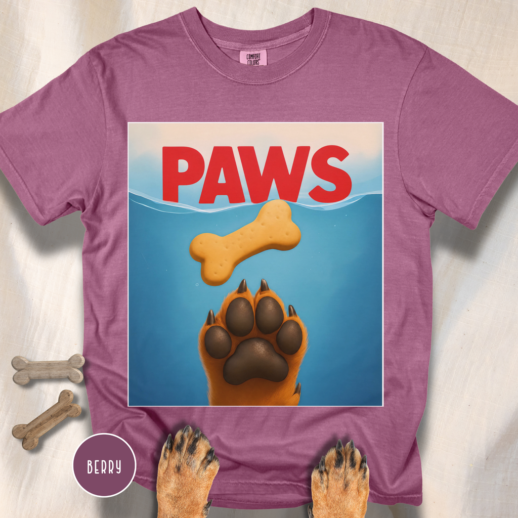 PAWS | Funny Dog Movie Parody T-Shirt