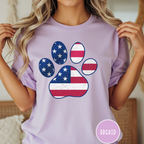 American Flag Pawtriot T-shirt