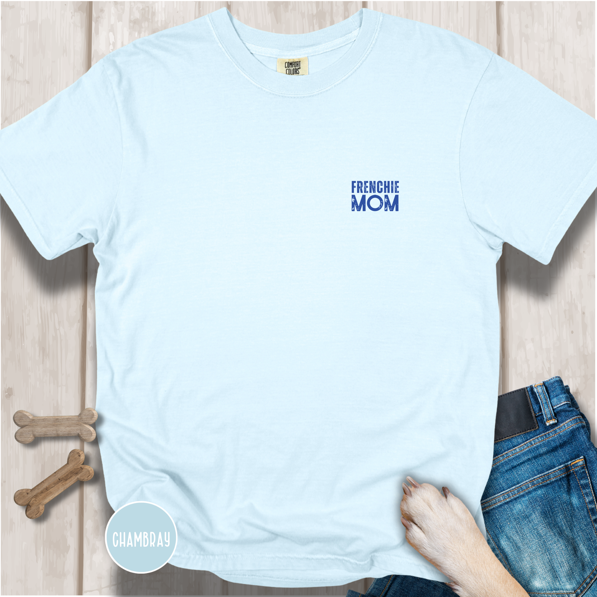 Frenchie Mom Club T-shirt