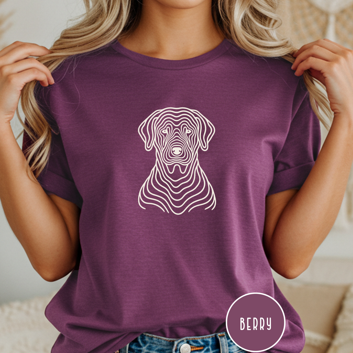 'Sup Pup Optical Art T-shirt