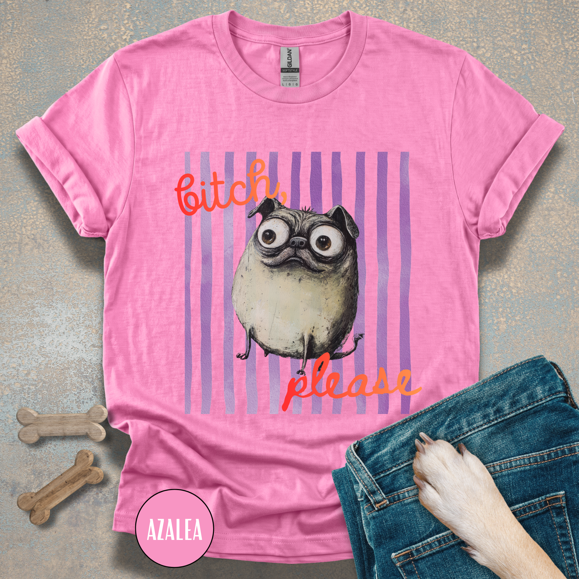 Funny Pug T-Shirt, Bitch Please Tee, My Pug is Judging You