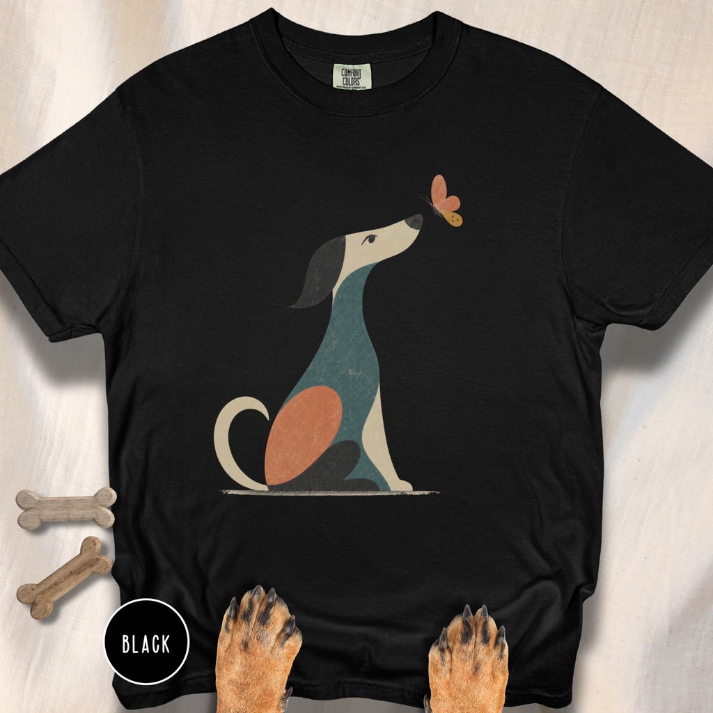 A Dog and a Butterfly T-shirt