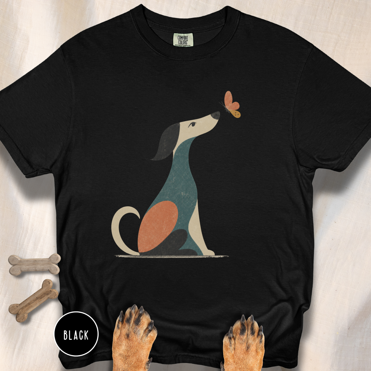 A Dog and a Butterfly T-shirt