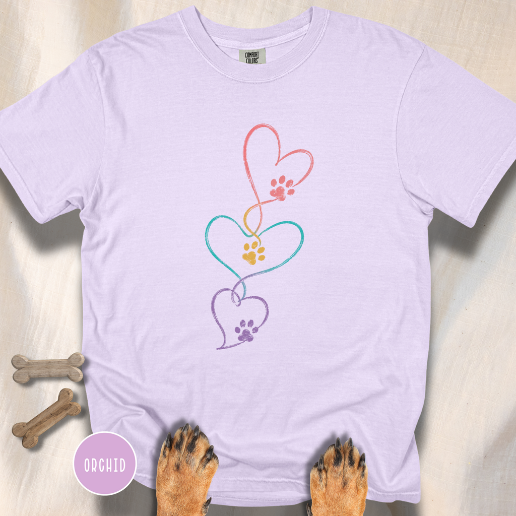 Heart Linked Paw T-shirt