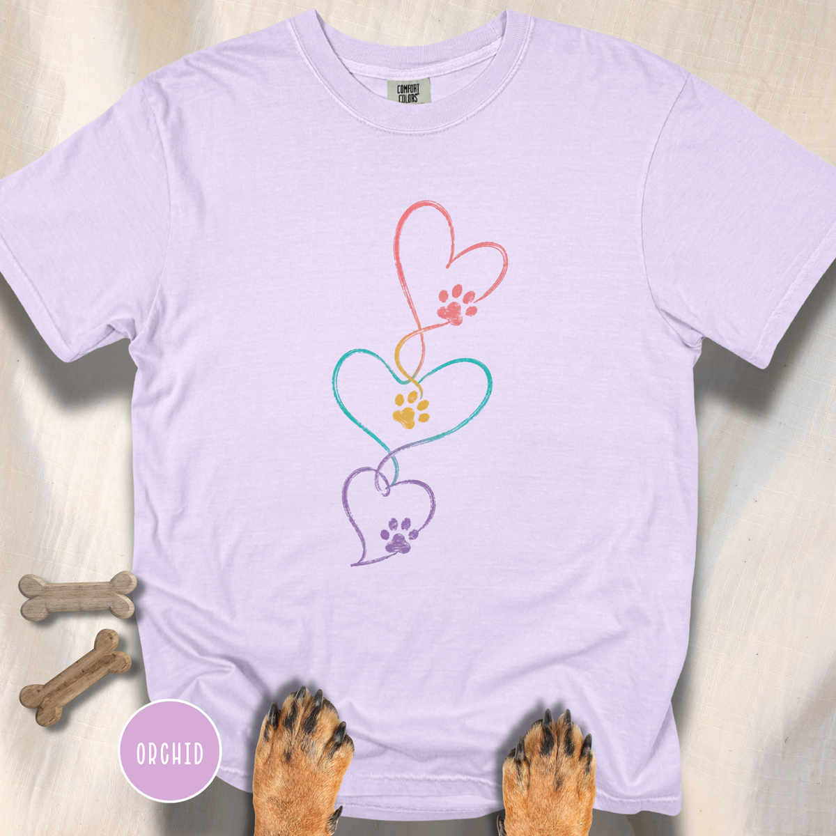 Heart Linked Paw T-shirt