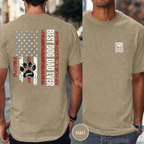 Personalized Best Dog Dad Ever Comfort Colors T-Shirt