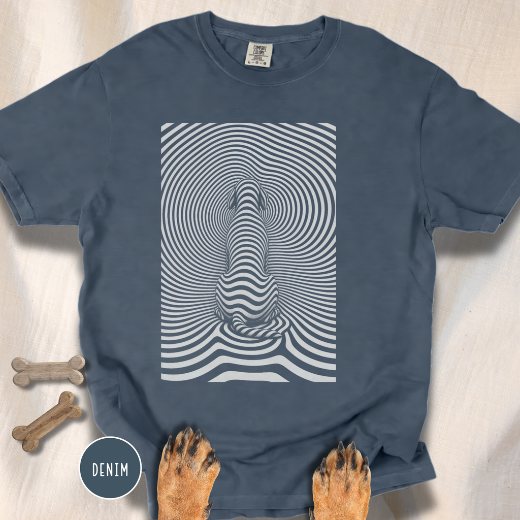 Gazing into Eternity Optical Art T-shirt