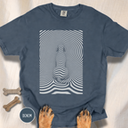 Gazing into Eternity Optical Art T-shirt