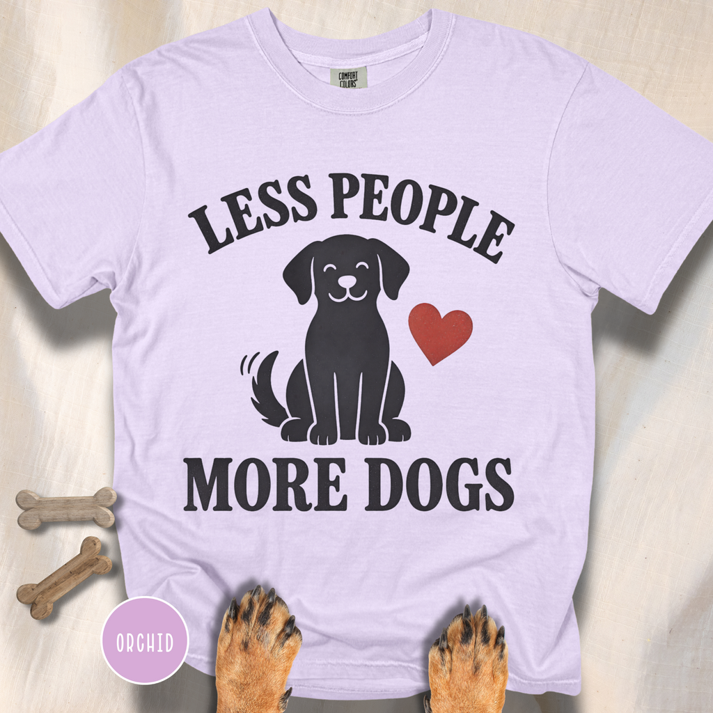 Less People More Dogs T-shirt