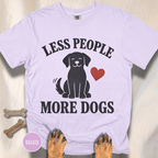 Less People More Dogs T-shirt