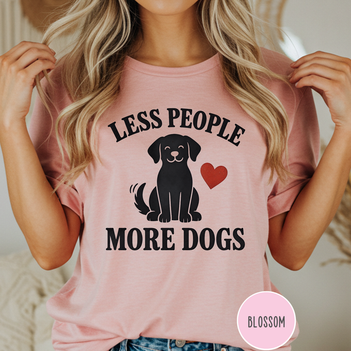 Less People More Dogs T-shirt