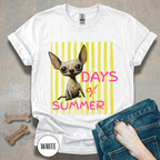 Dog Days of Summer Chihuahua Graphic T-Shirt