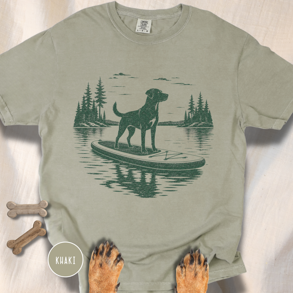 Paddleboard Dog  T-shirt