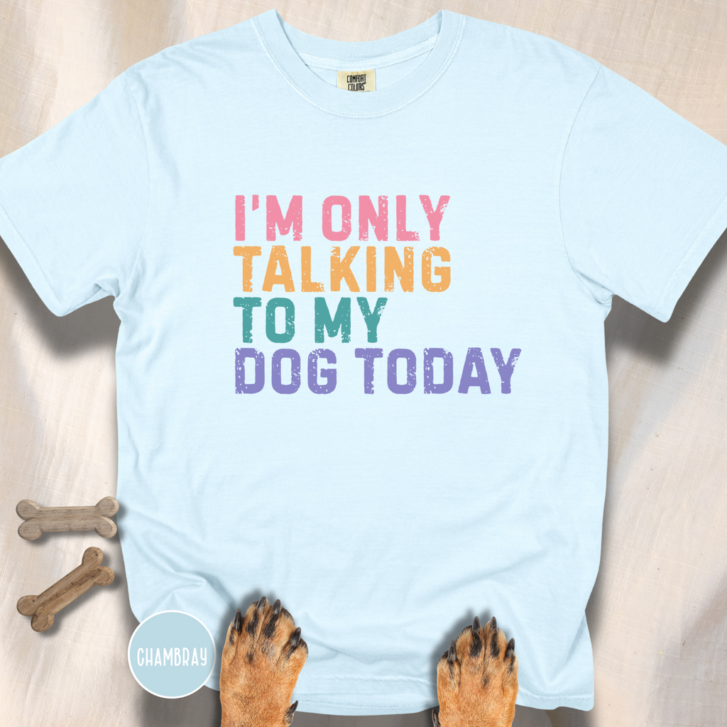 I'm Only Talking to My Dog Today T-shirt