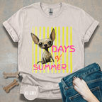 Dog Days of Summer Chihuahua Graphic T-Shirt