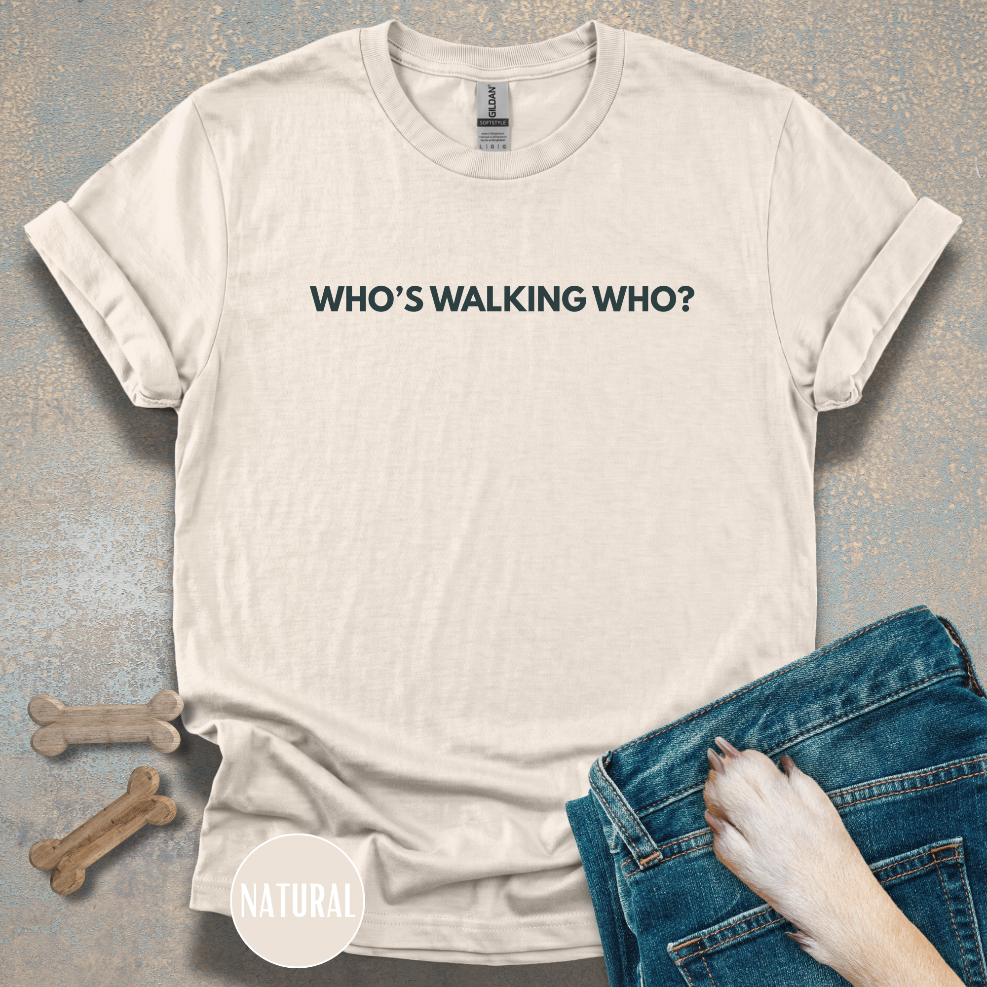 Who’s Walking Who T-shirt