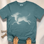Running Dog Optical Art T-shirt