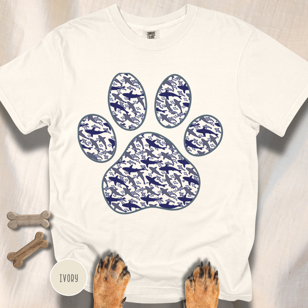 Sharks in the Paw-ter T-shirt
