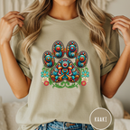 Groovy Mandela Paw Print T-shirt