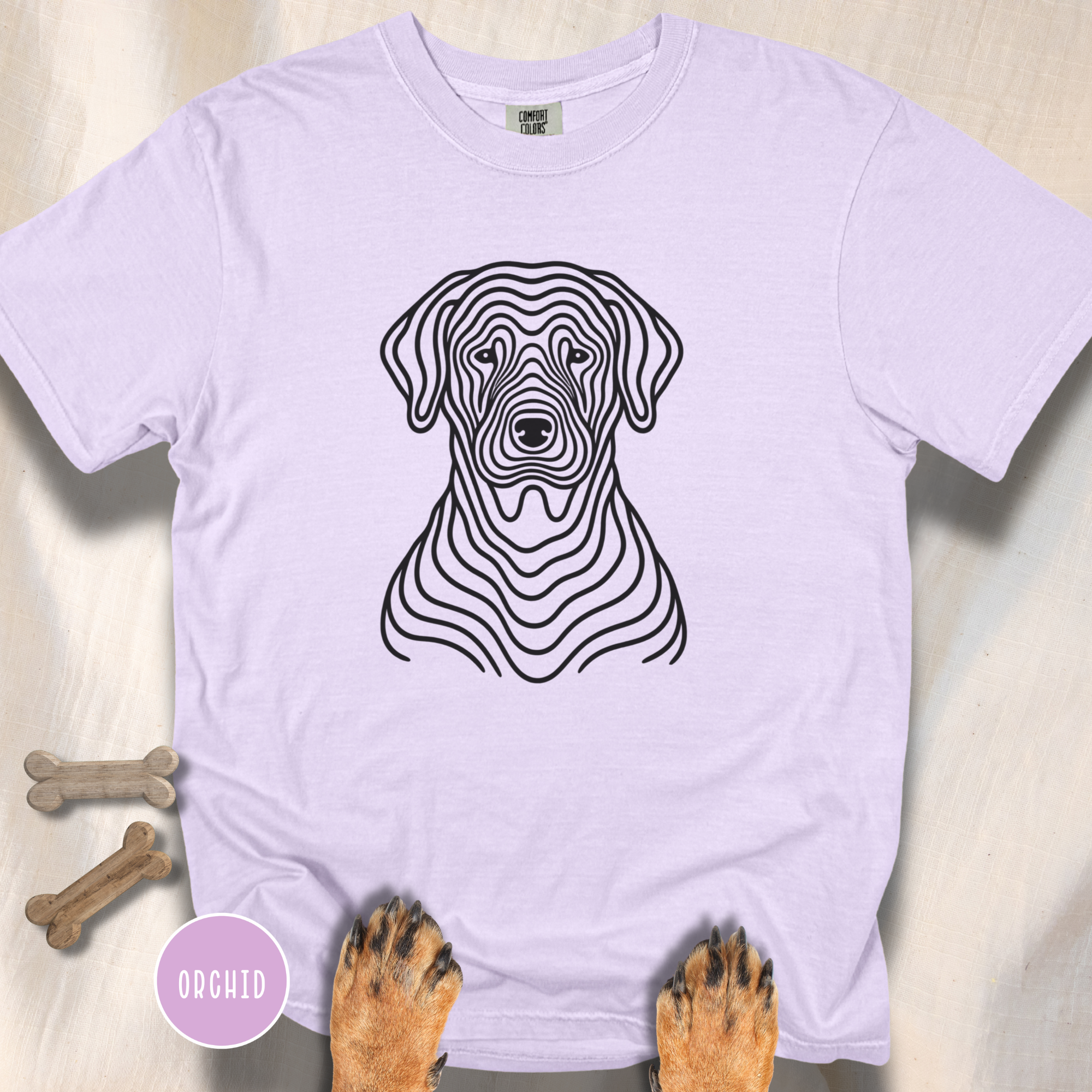 'Sup Pup Optical Art T-shirt