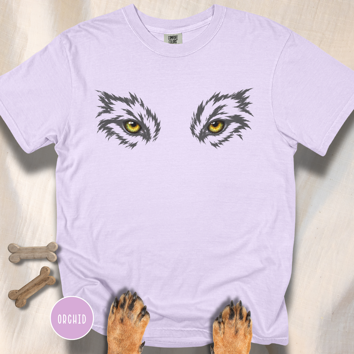 Golden Eyes of the Grey Wolf  T-Shirt