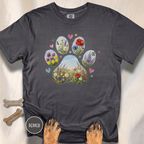 Meadow of Wildflowers Dog Paw T-Shirt