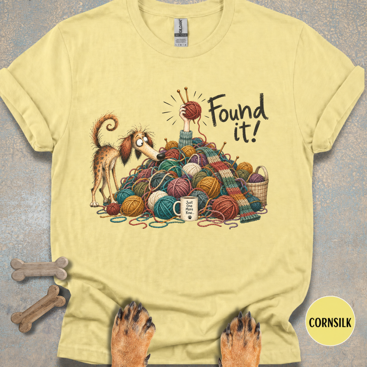 Found It Yarn Pile T-shirt