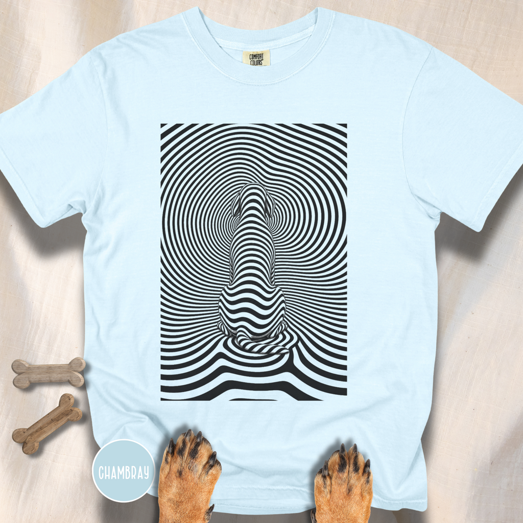 Gazing into Eternity Optical Art T-shirt