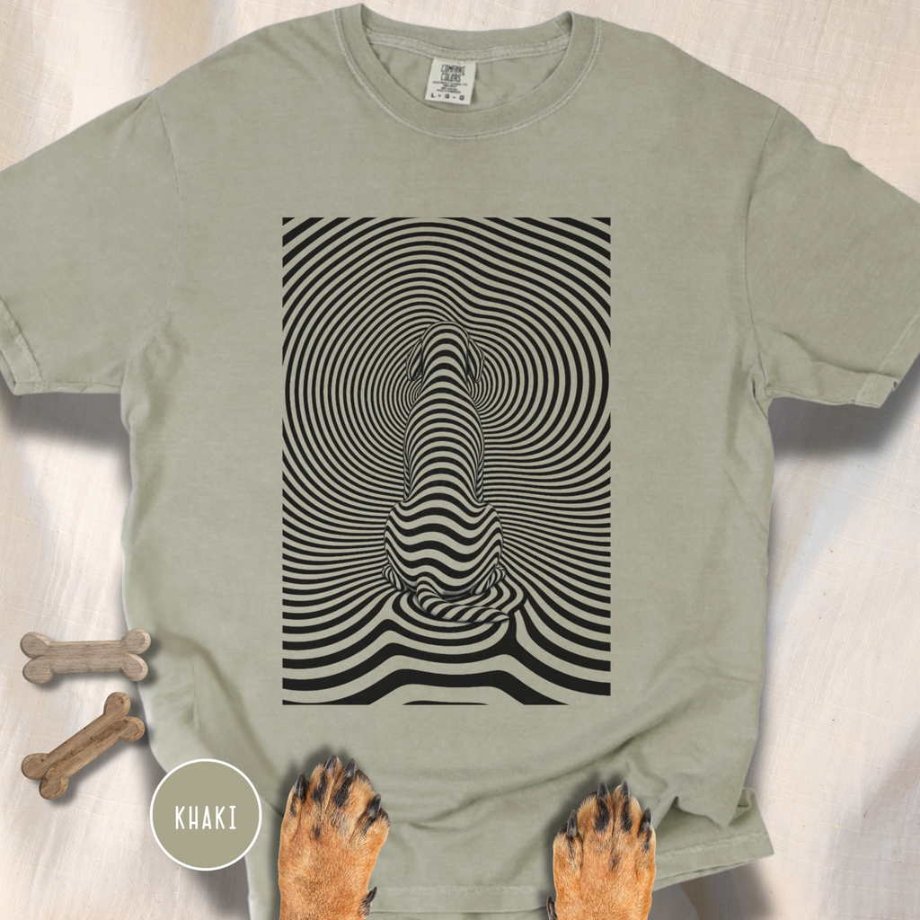 Gazing into Eternity Optical Art T-shirt