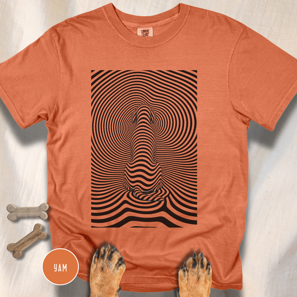 Gazing into Eternity Optical Art T-shirt
