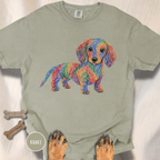 Scribble Dachshund T-shirt