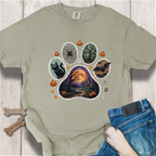 Haunted Trails Dog Paw T-Shirt