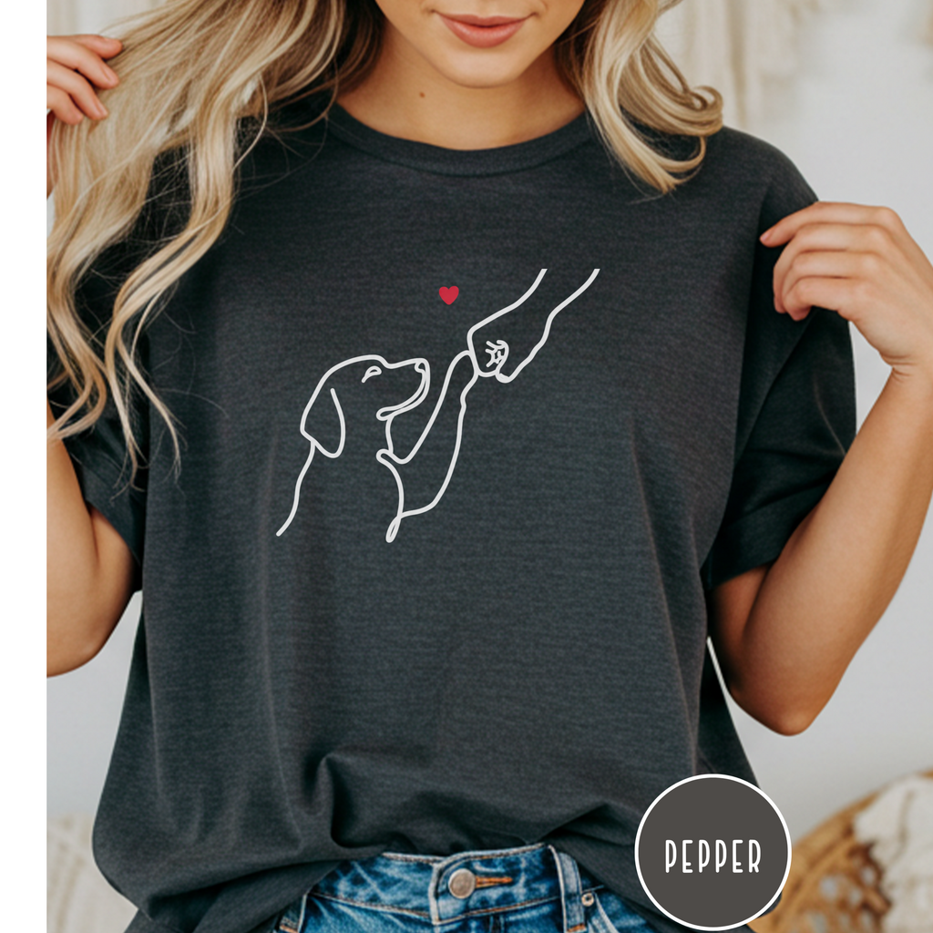 Paw and Hand Fist Bump T-shirt