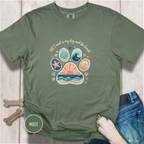 Coastal Dog Lover T-Shirt for Beach Loving Dog Moms