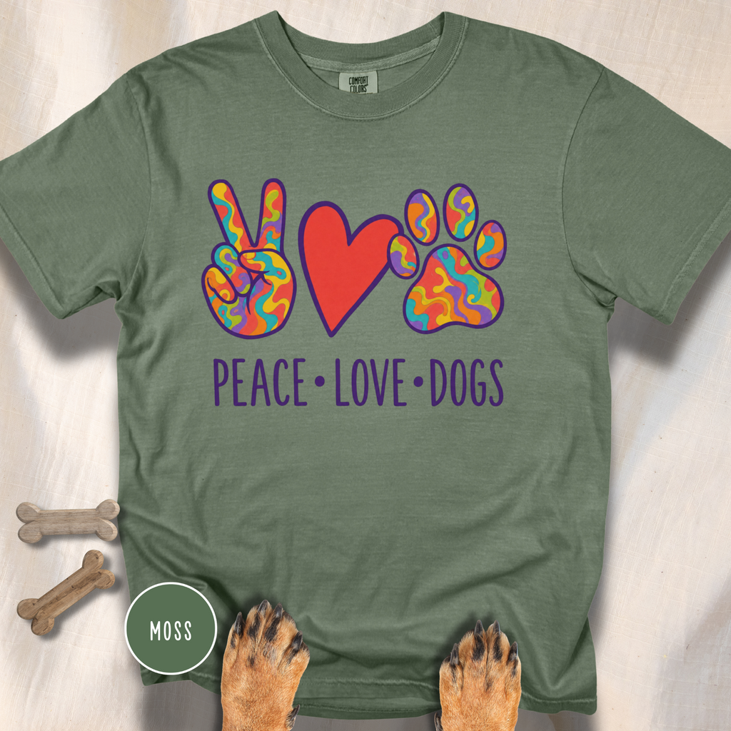 Peace Love Dogs T-shirt