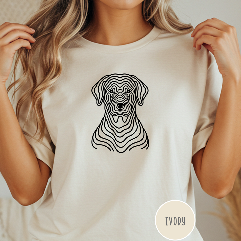 'Sup Pup Optical Art T-shirt