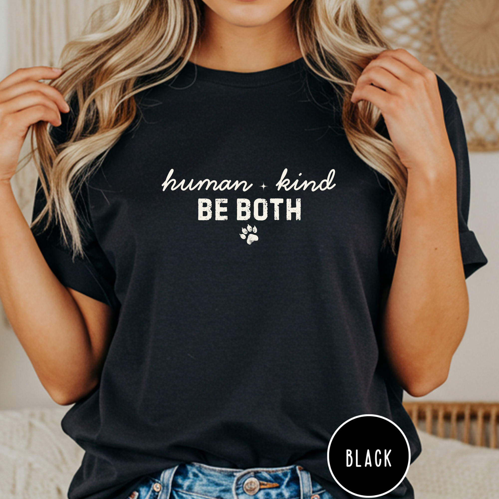 Human * Kind.  Be Both T-shirt