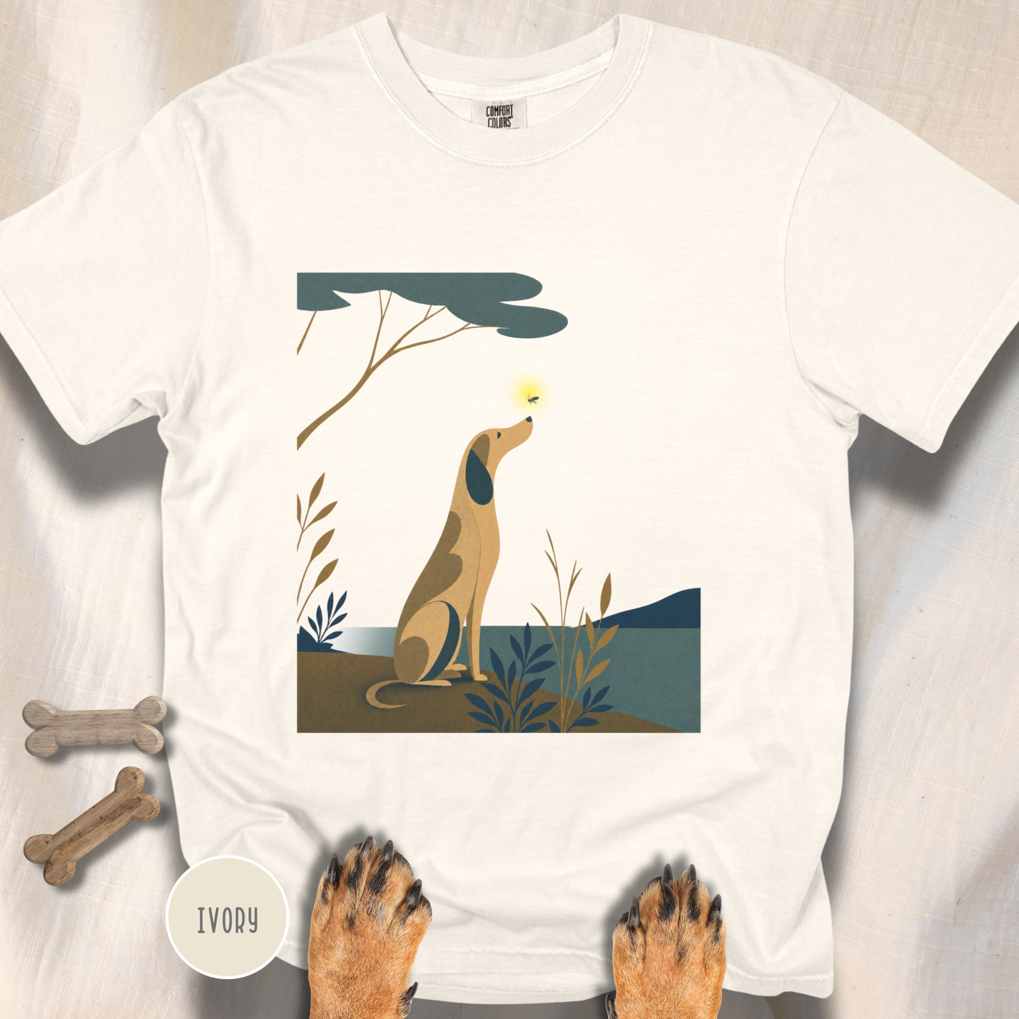 A Dog and a Firefly T-shirt