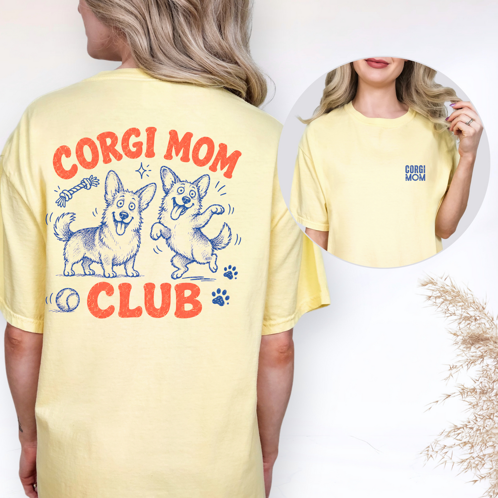 Corgi Mom Club T-shirt