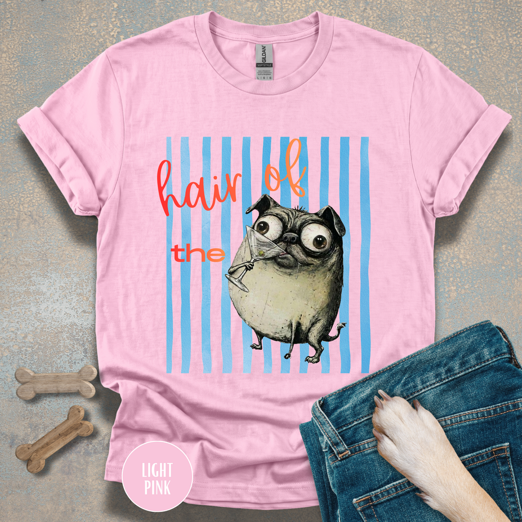 Hair of the Dog Pug Hangover T-Shirt
