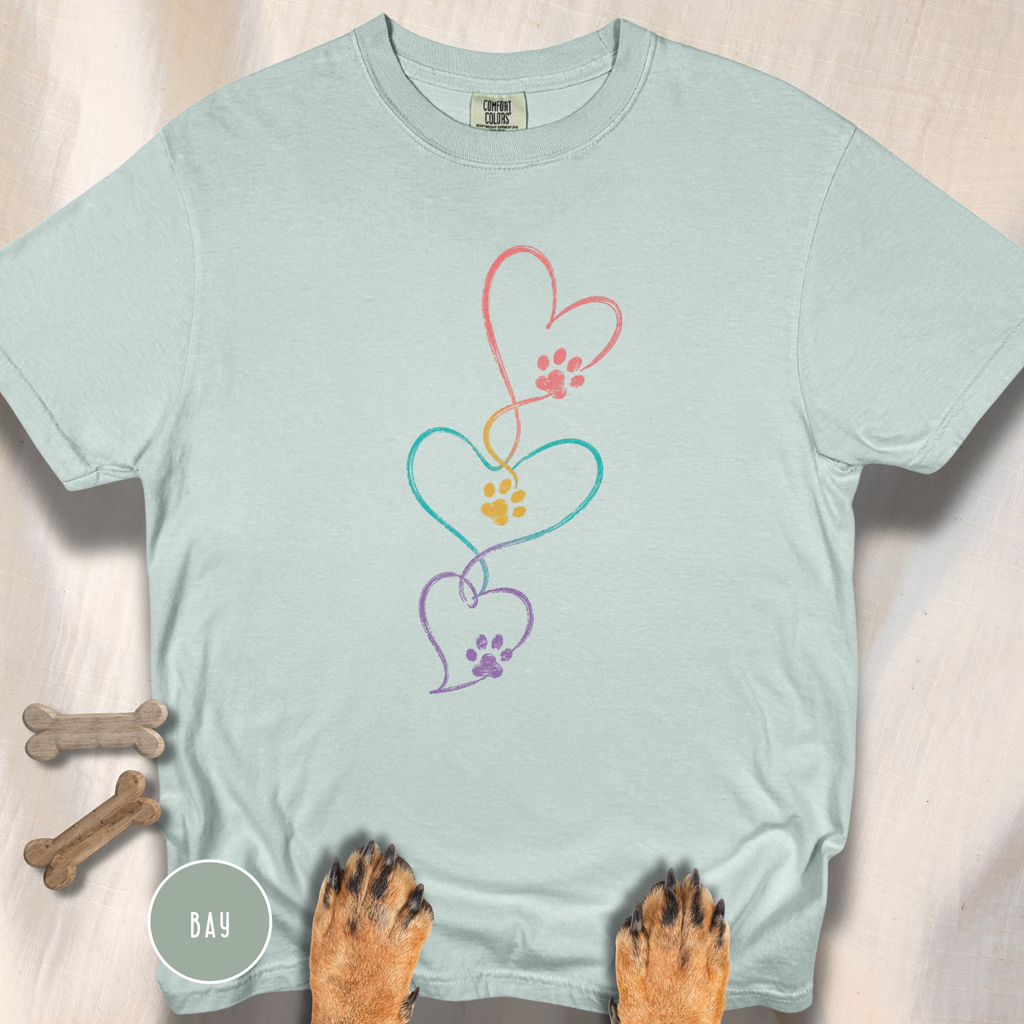 Heart Linked Paw T-shirt