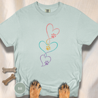 Heart Linked Paw T-shirt