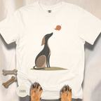 A Dog in Autumn T-shirt