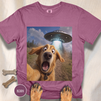 Dog UFO Selfie T-shirt